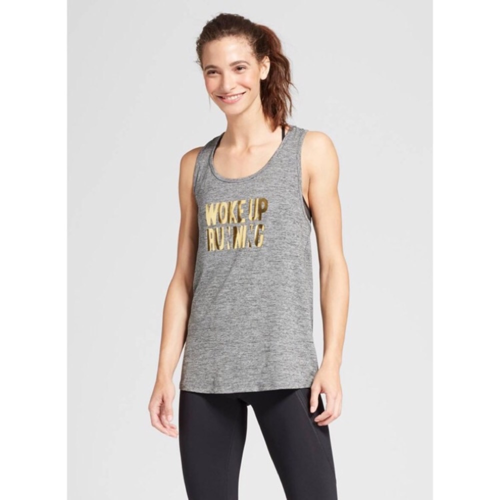 NWT Woke Up Running Tank